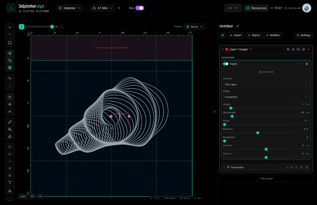 3DPlotter V3 Day 10: Unlock Creative Effects with Modifiers